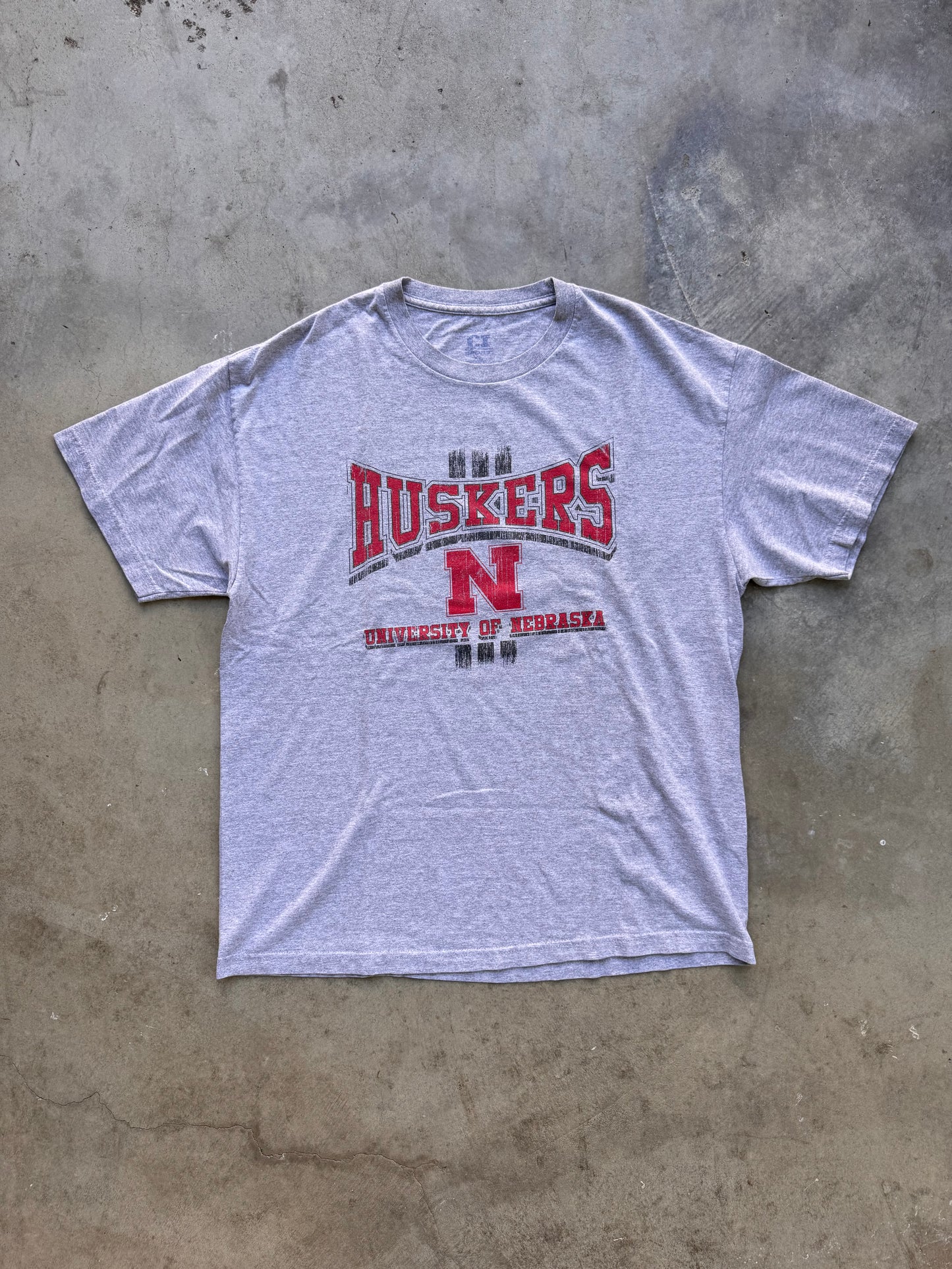 Vintage College Huskers Tee - XL