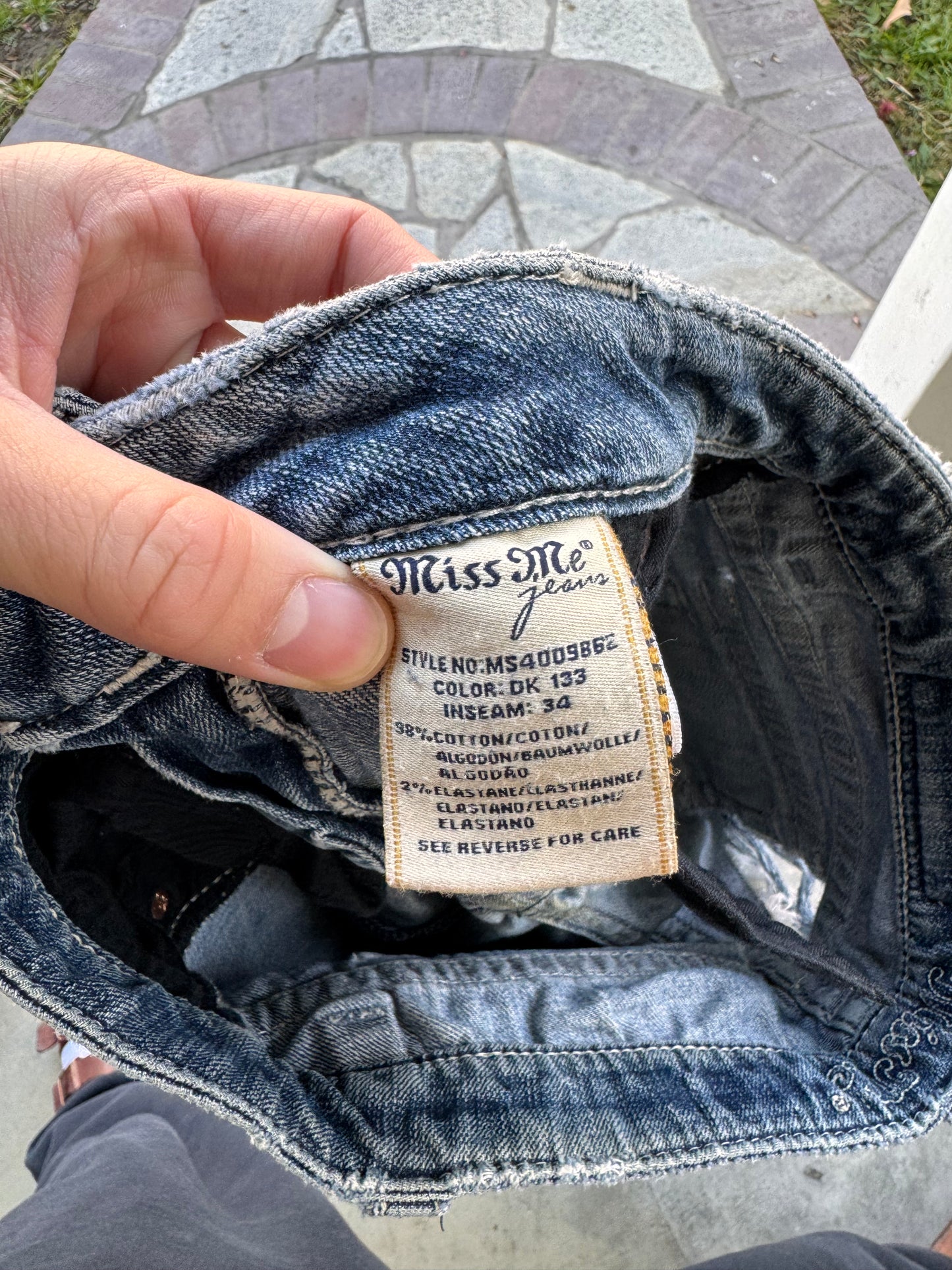 Vintage Y2K Miss Me Jeans - 34x32