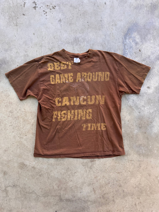 Vintage Y2K Fishing Tee - XL