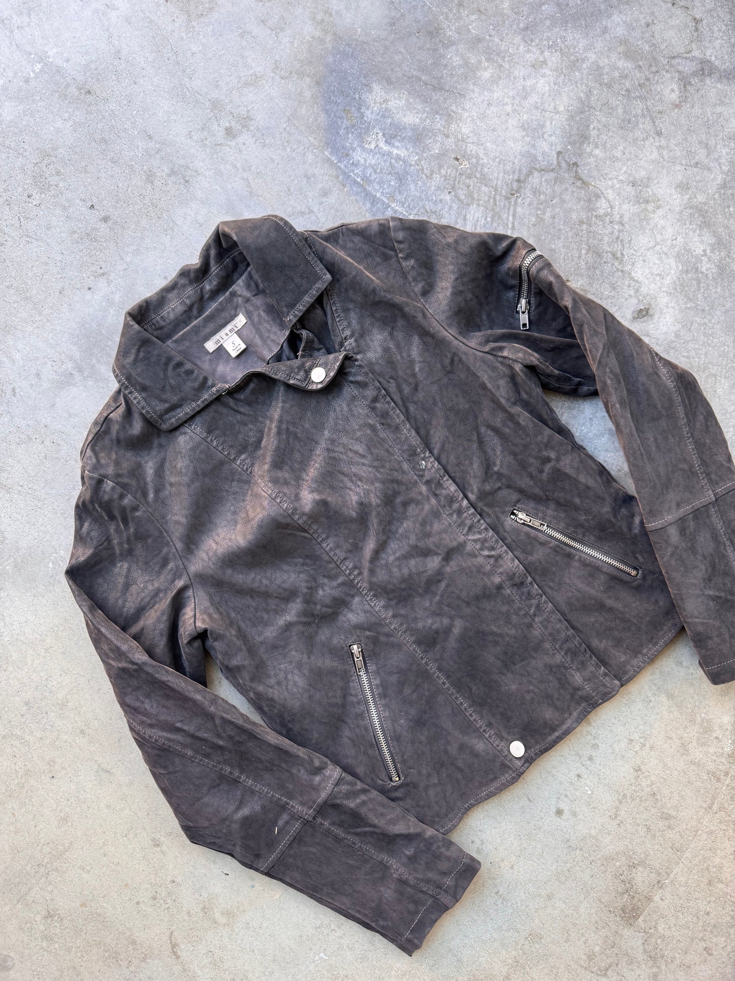 Women’s Vintage Leather Jacket - Small