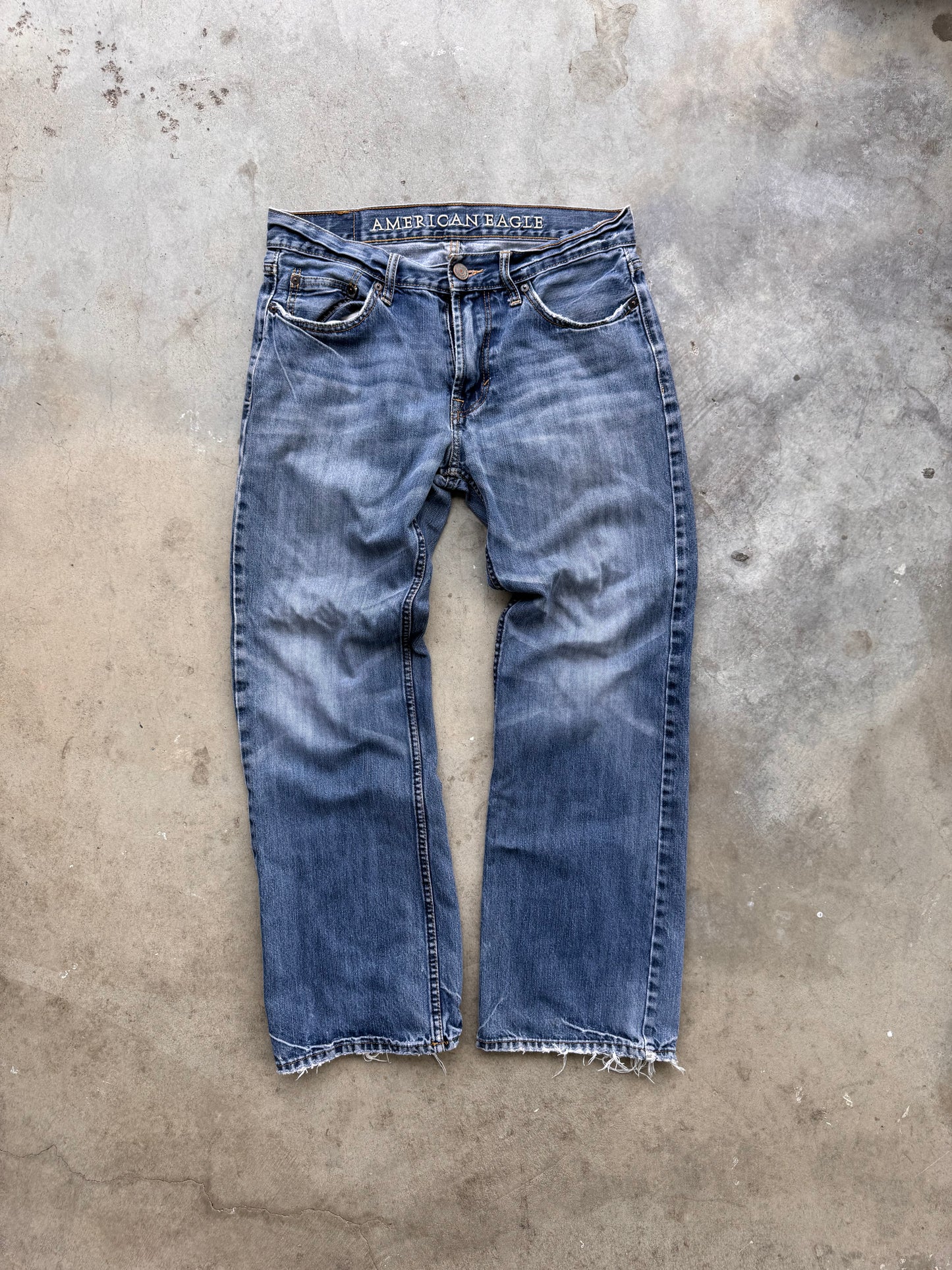 Vintage Distressed Baggy Jeans - 30x30
