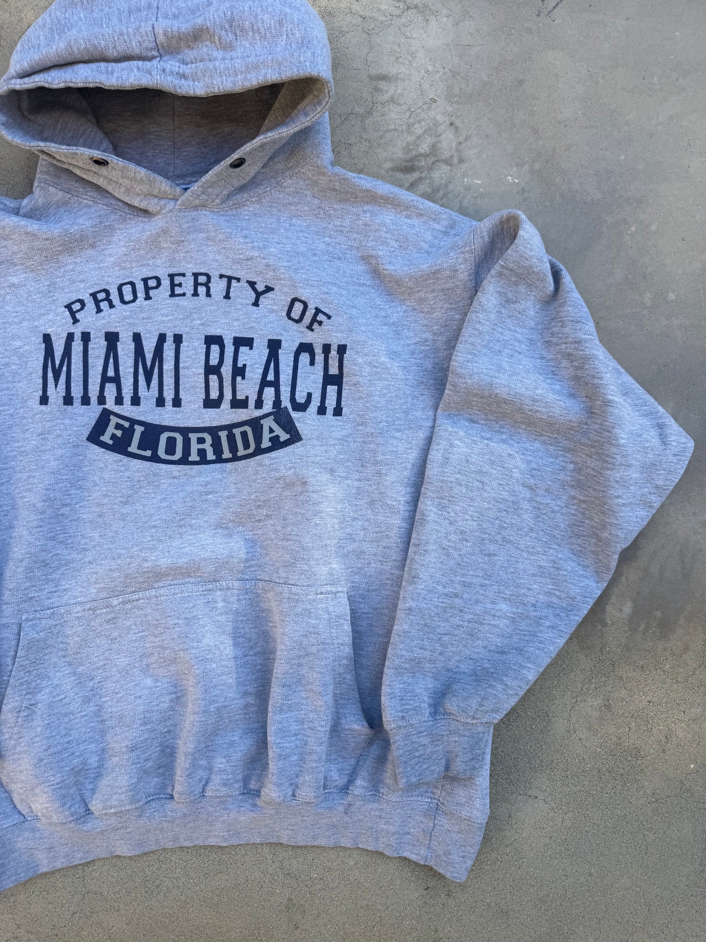 Vintage Miami Beach Hoodie - Medium