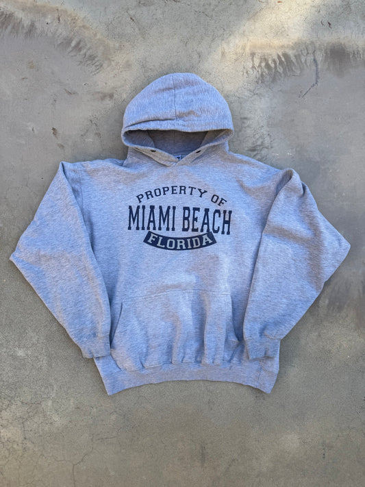 Vintage Miami Beach Hoodie - Medium