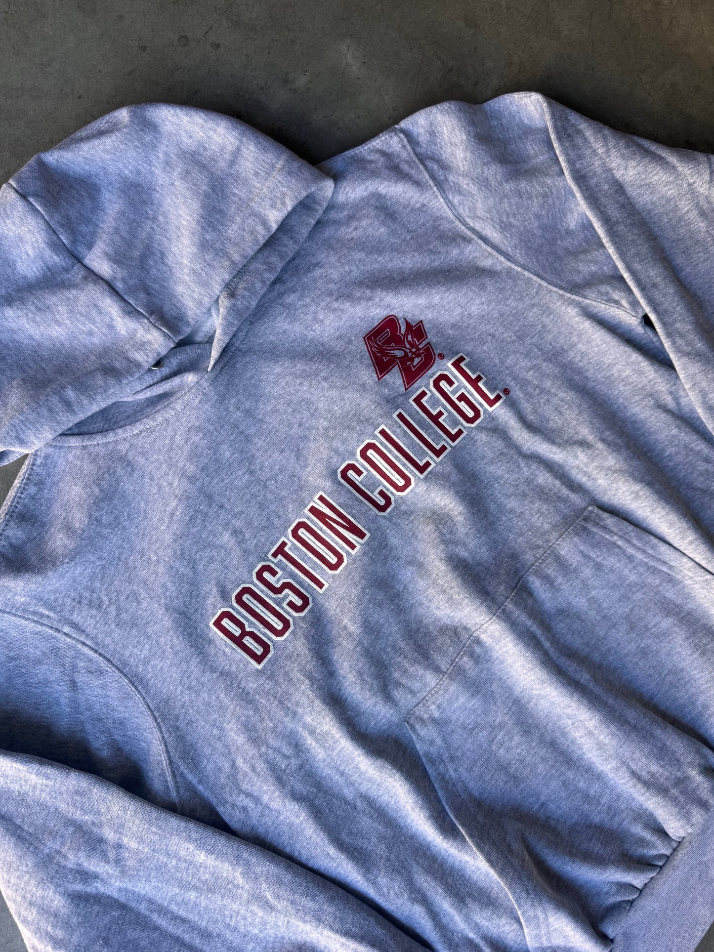 Vintage Boston College Hoodie - Medium