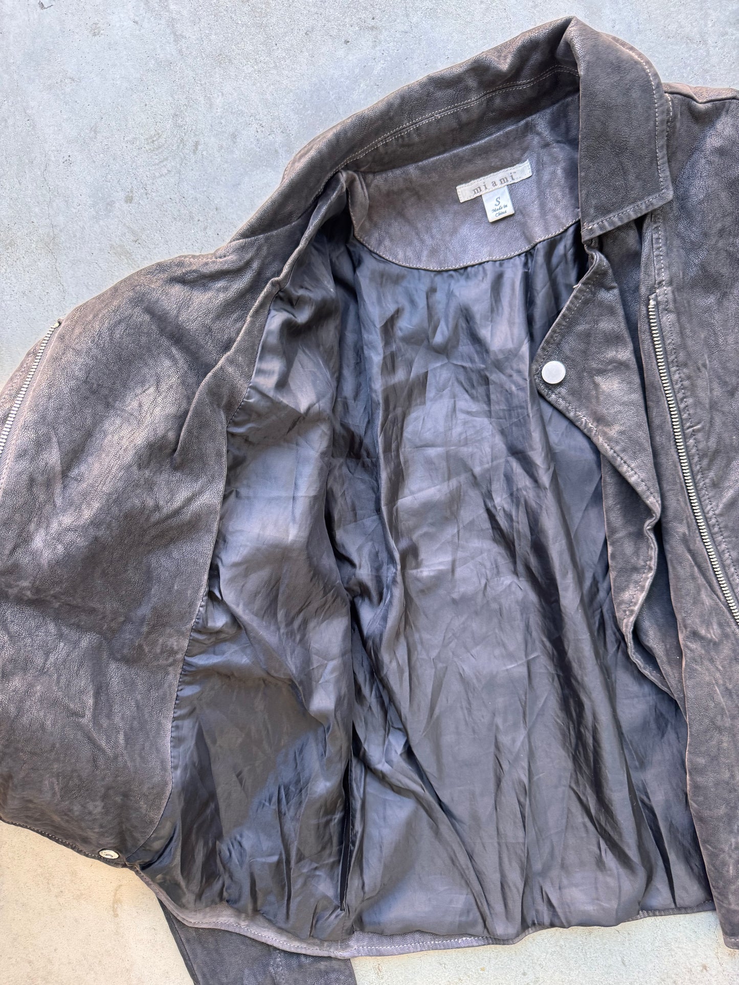 Women’s Vintage Leather Jacket - Small
