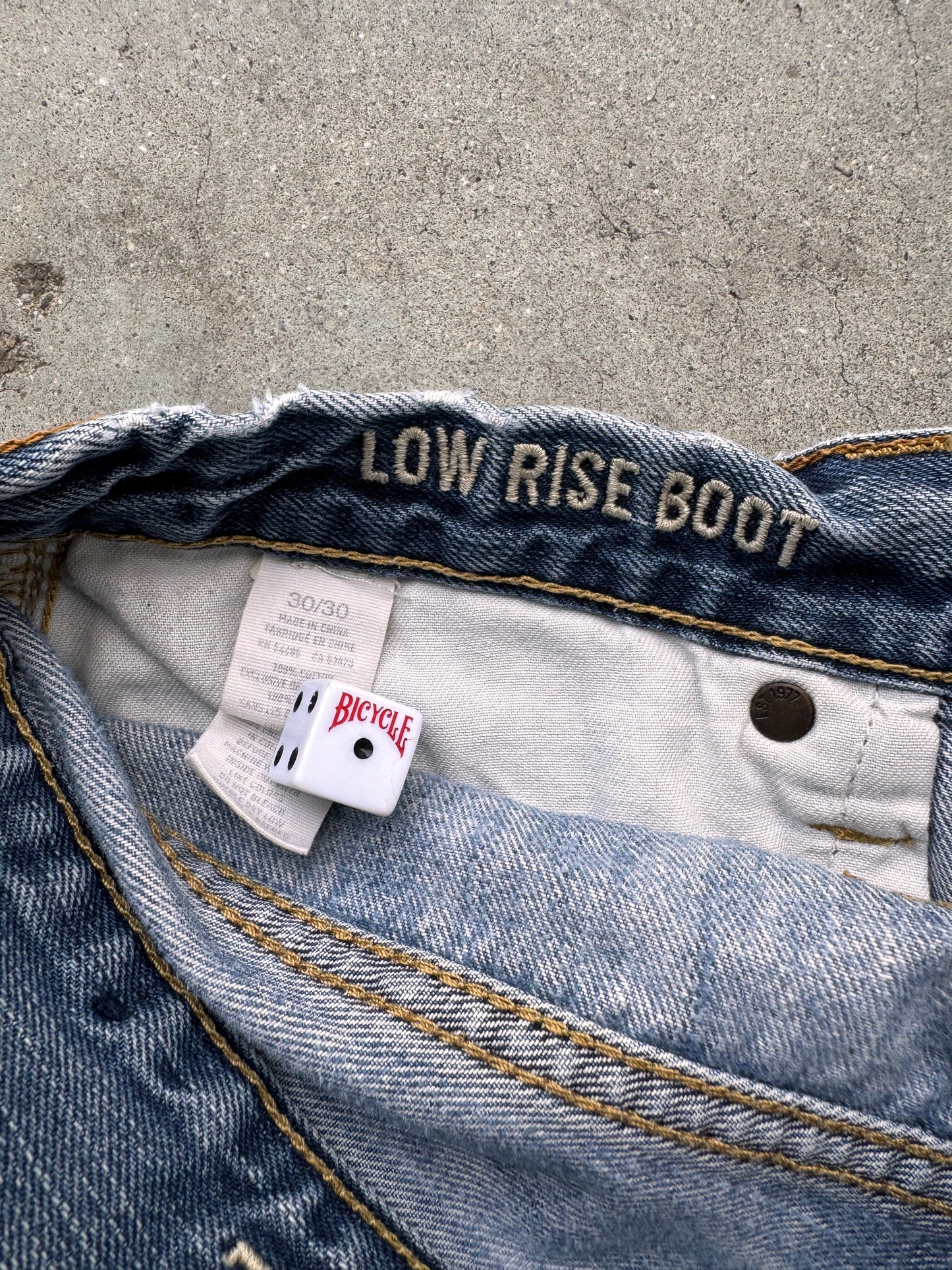 Vintage Distressed Baggy Jeans - 30x30